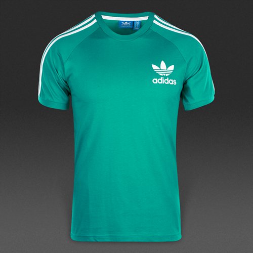 Adidas Originals California Tee Green / White for Men